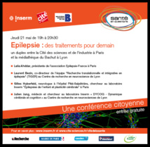 A la rencontre de spécialistes de l'épilepsie le jeudi 21 mai 2015 de 19 h à 20 h 30 (via Inserm)