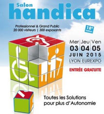 Salon Handica à Lyon Eurexpo les 3, 4 et 5 juin 2015