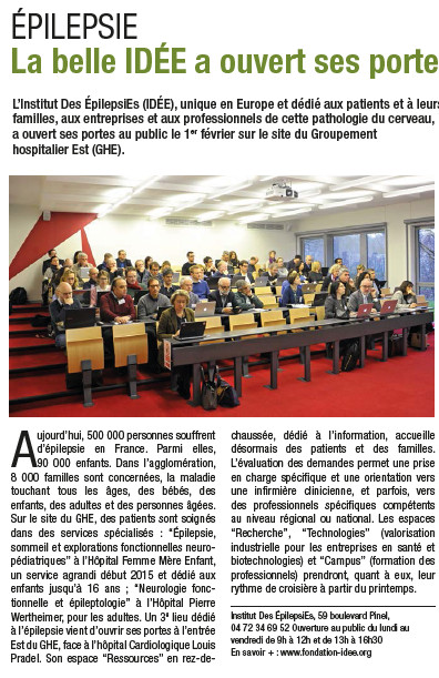 L'Institut IDÉE a ouvert ses portes le 1er février 2016 !